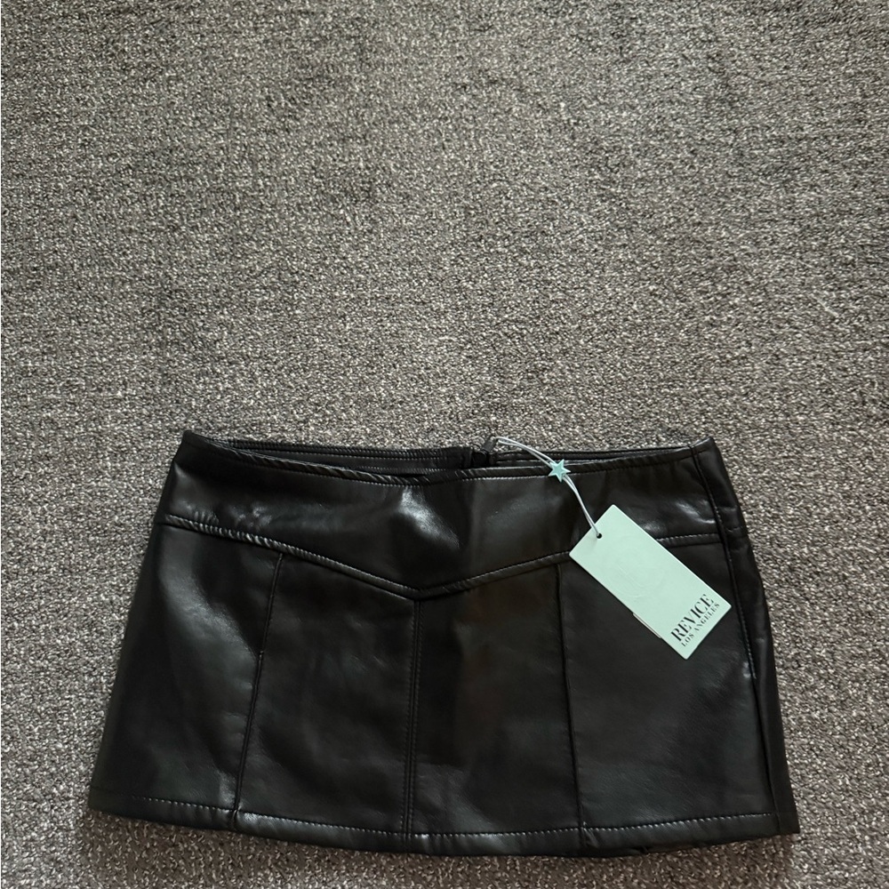 REVICE Black Mini Pencil Skirt Night Out